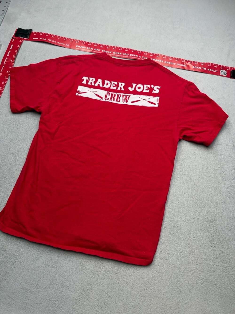 Trader Joe's Crew Employee Uniform Graphic T-Shirt